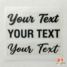 Personalised Name Vinyl Word