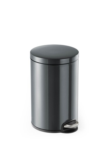 Durable steel pedal bin 12l - bin, |